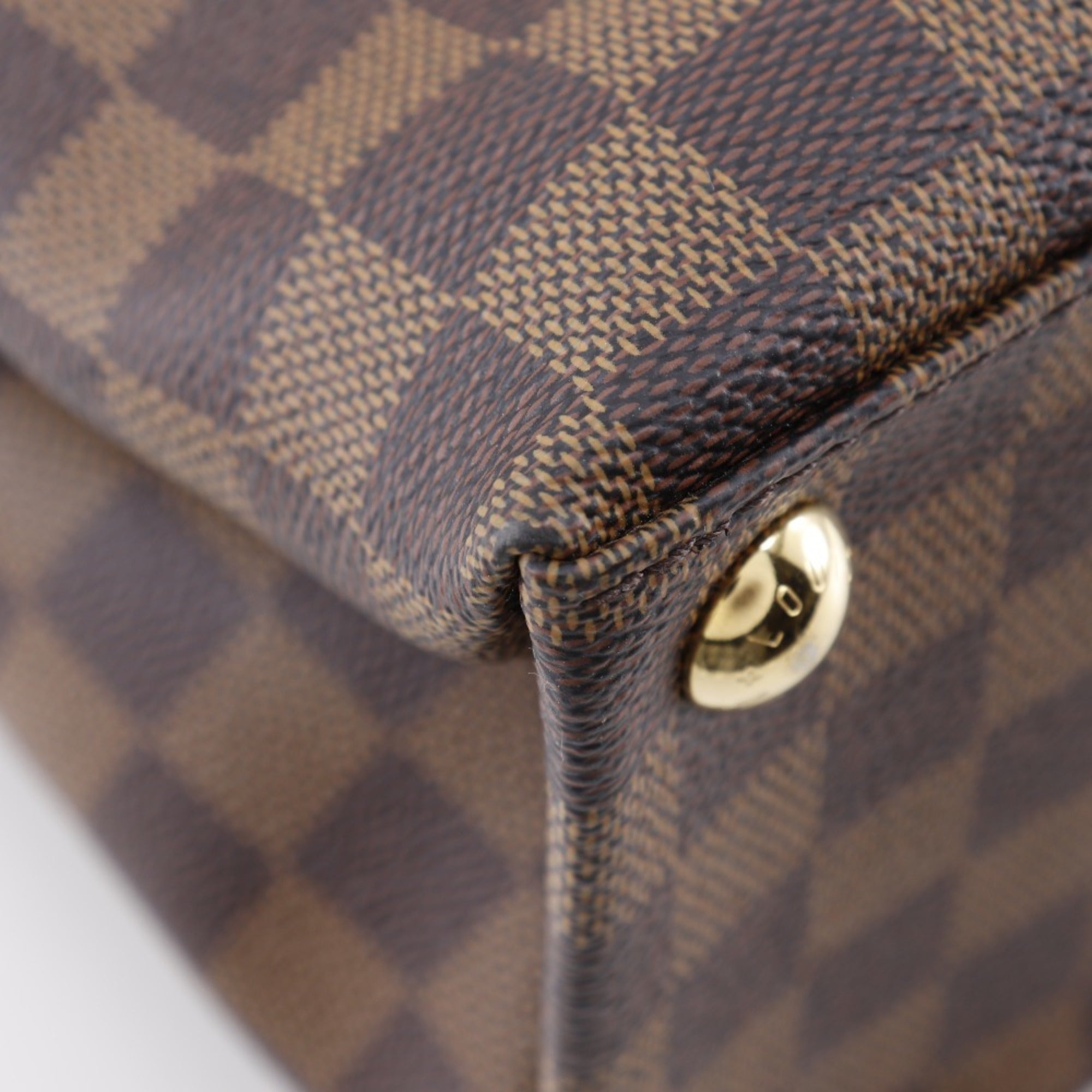 Louis Vuitton Brown Damier Canvas Handbag (Pre-Owned)