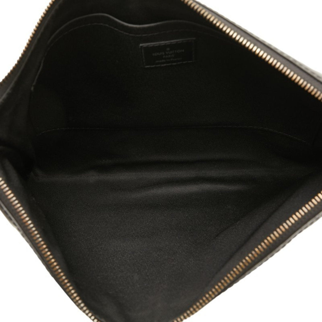 Louis Vuitton Black Monogram Eclipse Clutch Bag Pouch (Pre-Owned)