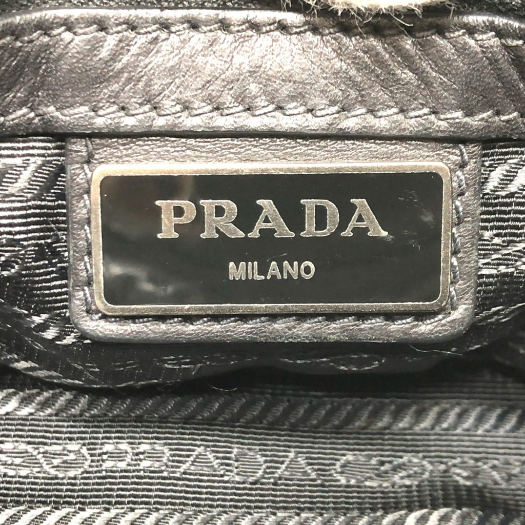 Prada Black Leather Shoulder Bag (Pre-Owned)