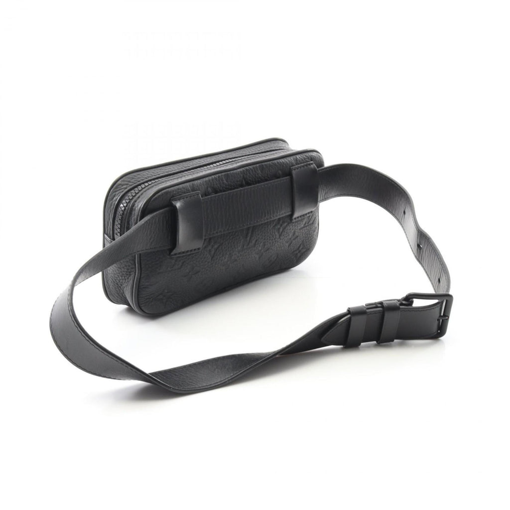 Louis Vuitton Black Noir Leather Fanny Pack Pochette (Pre-Owned)