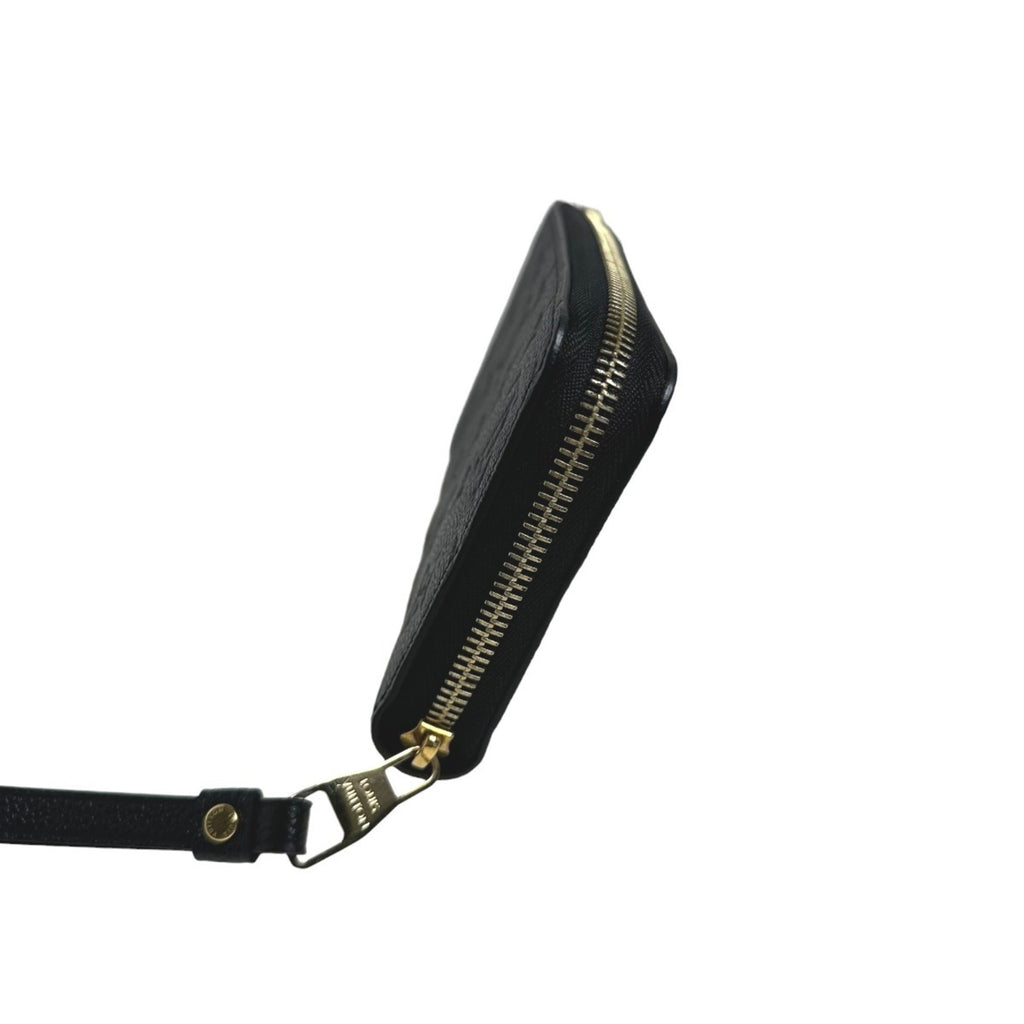 Louis Vuitton Black Monogram Empreinte Long Wallet (Bi-Fold) (Pre-Owned)