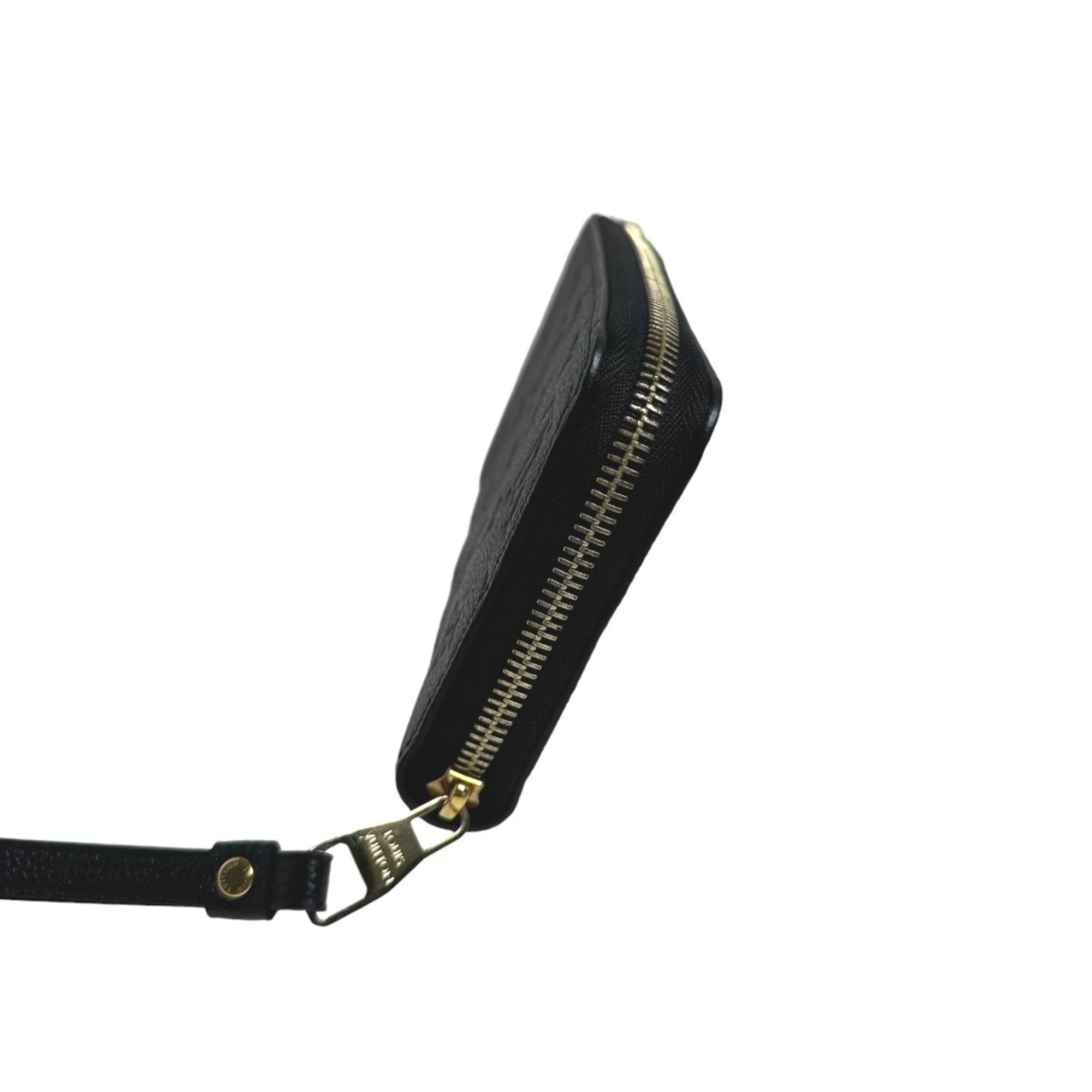 Louis Vuitton Black Monogram Empreinte Long Wallet (Bi-Fold) (Pre-Owned)