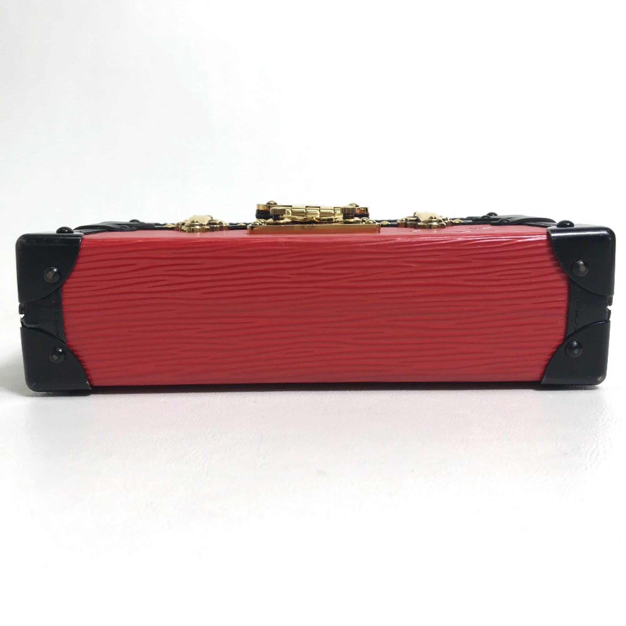 Louis Vuitton Red Leather Shoulder Bag (Pre-Owned)