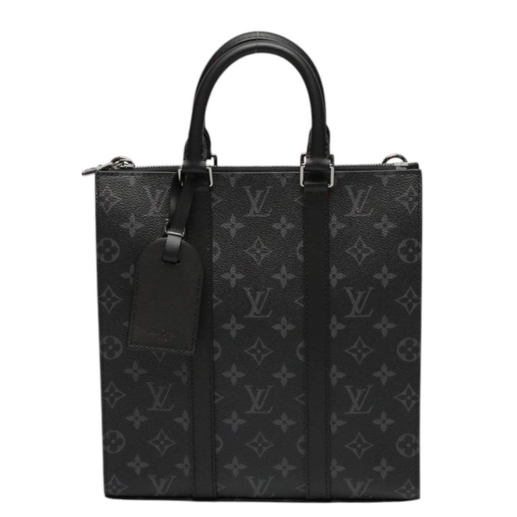 Louis Vuitton Black Monogram Eclipse Canvas Shoulder Bag Tote Bag (Pre-Owned)