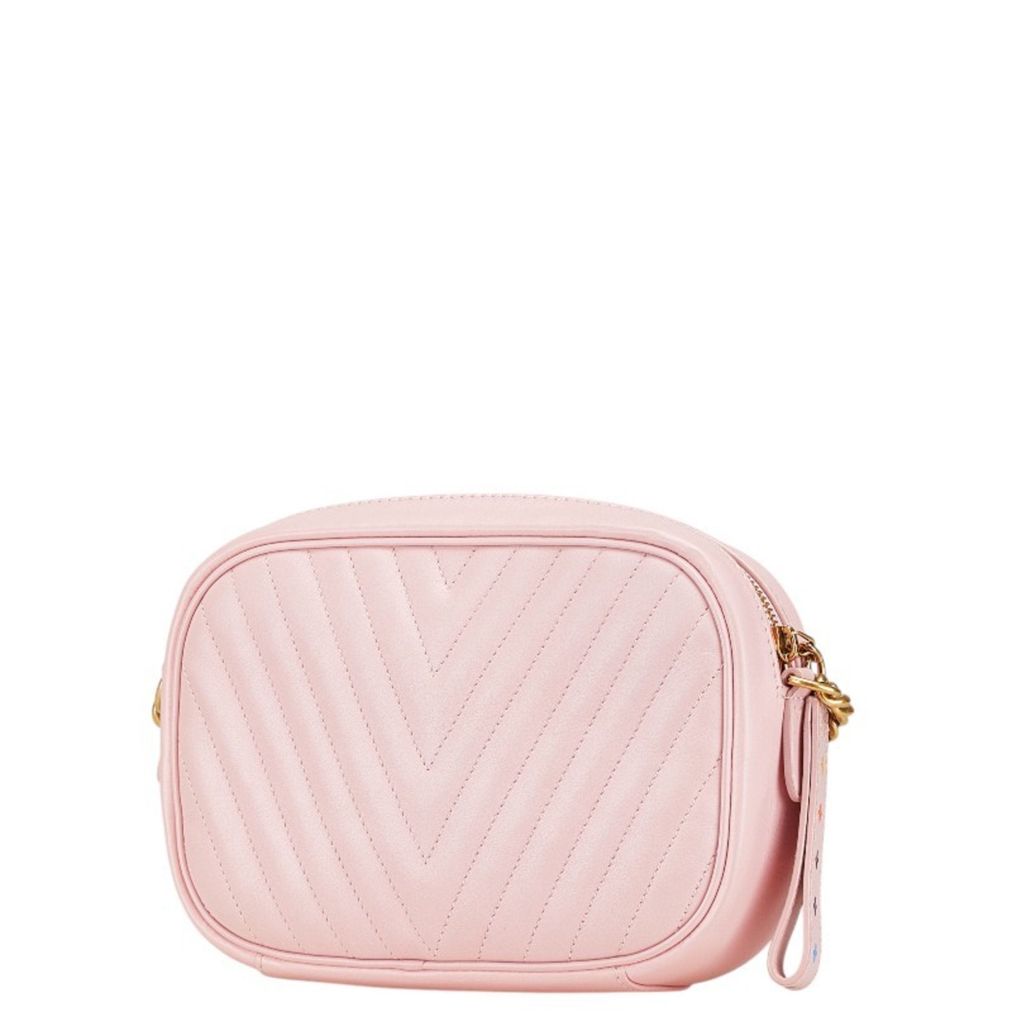 Louis Vuitton Pink Leather Shoulder Bag (Pre-Owned)
