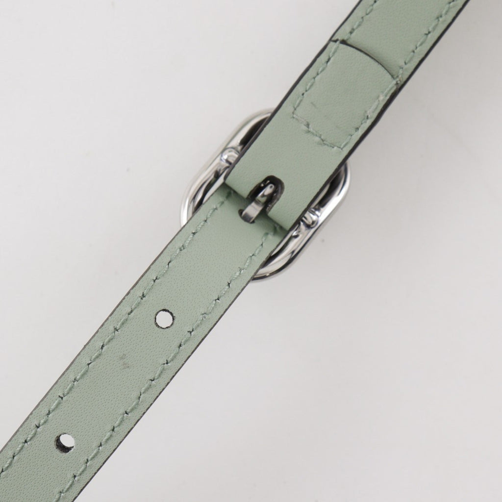 Gucci Green Pale Green Gg Canvas Shoulder Bag (Pre-Owned)