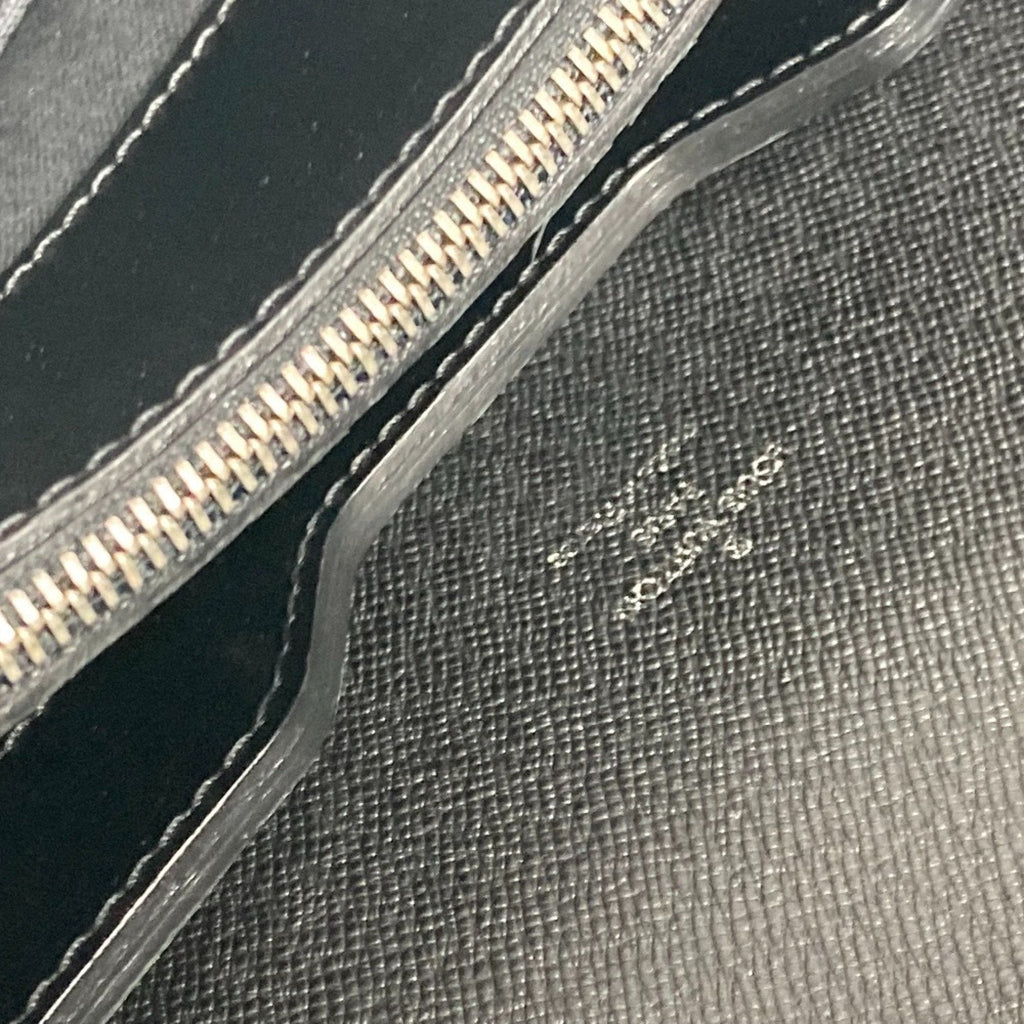 Louis Vuitton Black Noir Epi Leather Briefcase Handbag (Pre-Owned)