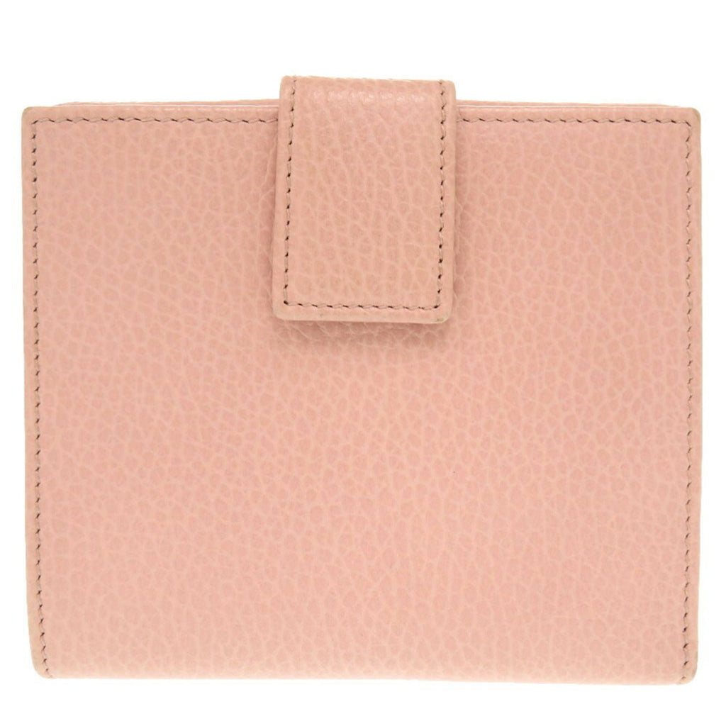 Gucci Pink Leather Wallet (Bi-Fold) (Pre-Owned)