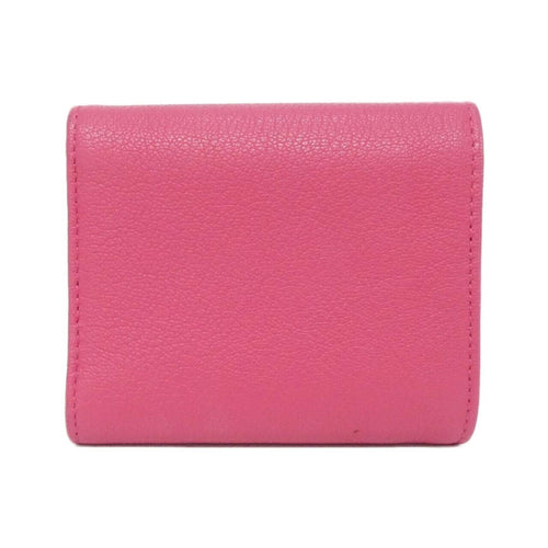 Chanel Pink Leather Wallet (Tri-Fold) (Pre-Owned)