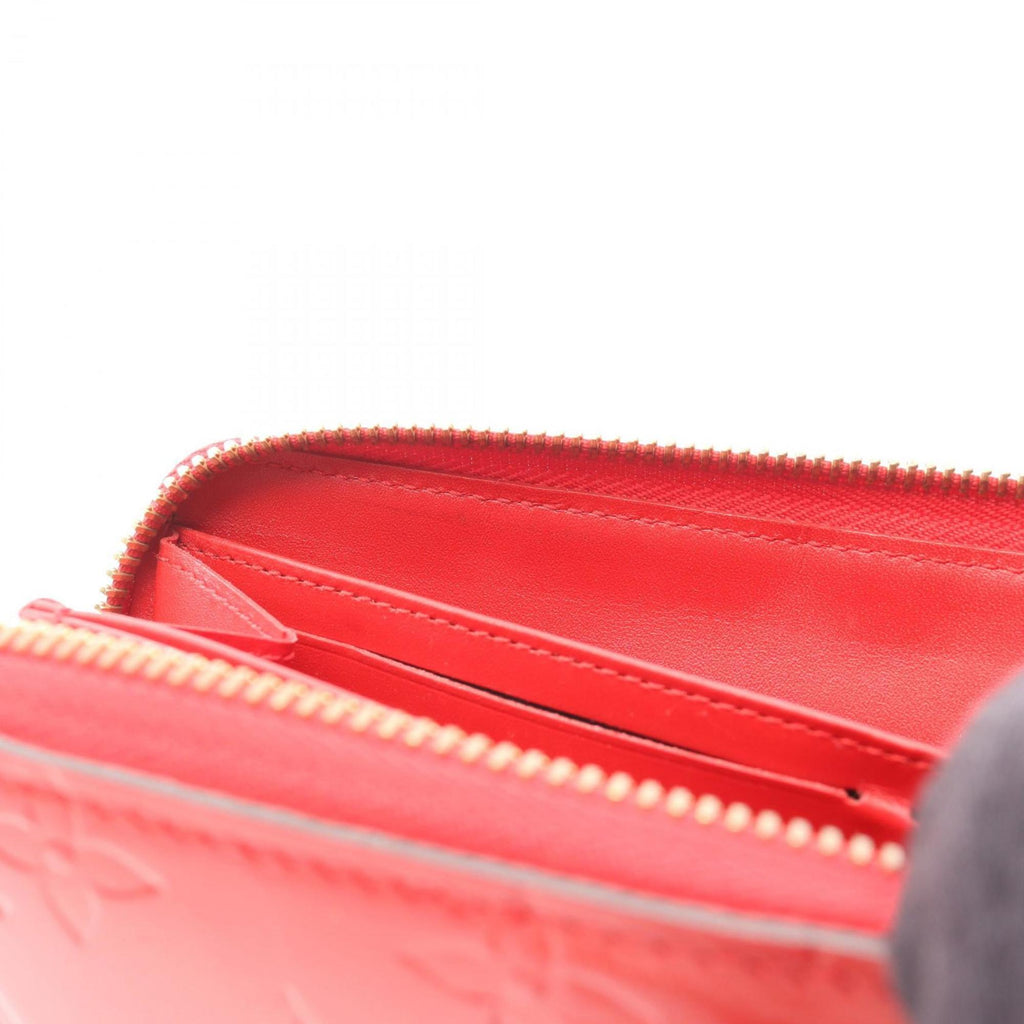 Louis Vuitton Cerise Red Color Vernis Leather Long Wallet (Bi-Fold) (Pre-Owned)