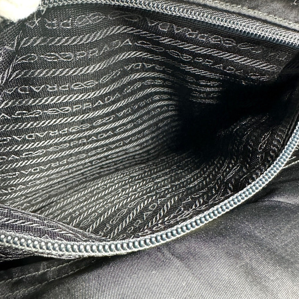 Prada Black Nylon Handbag Tote Bag (Pre-Owned)