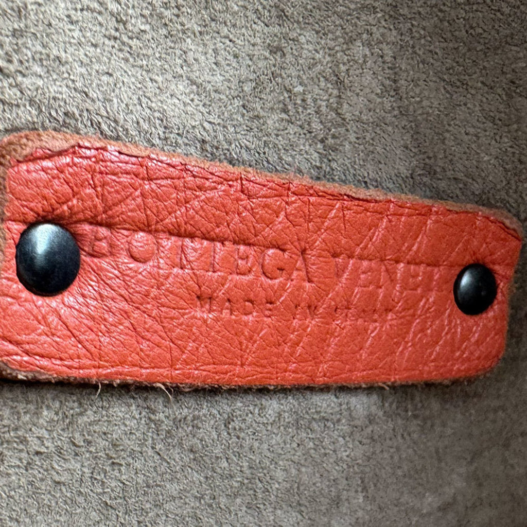 Bottega Veneta Orange Leather Shoulder Bag (Pre-Owned)