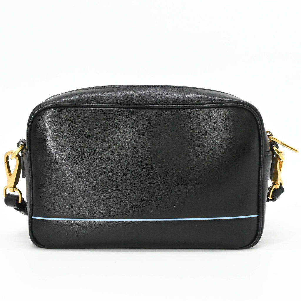 Prada Black Leather Shoulder Bag (Pre-Owned)