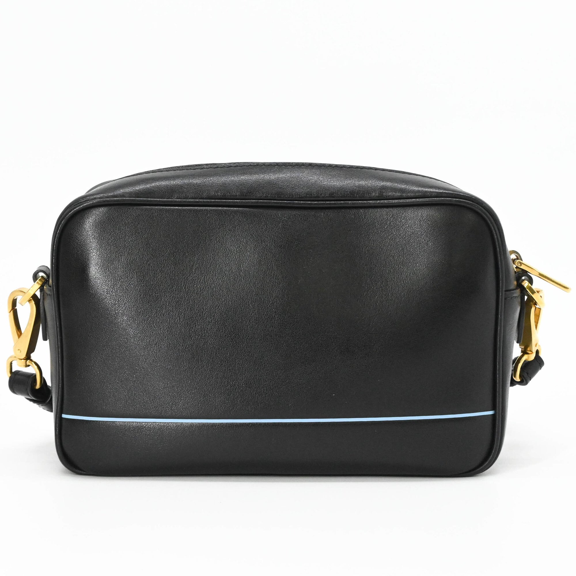 Prada Black Leather Shoulder Bag (Pre-Owned)