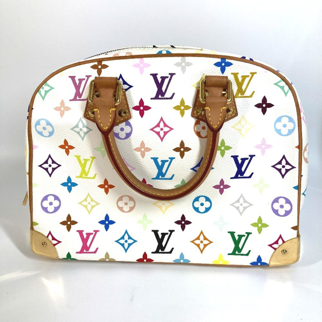 Louis Vuitton Multi-Color White Monogram Multicolore Canvas Boston Bag Handbag (Pre-Owned)