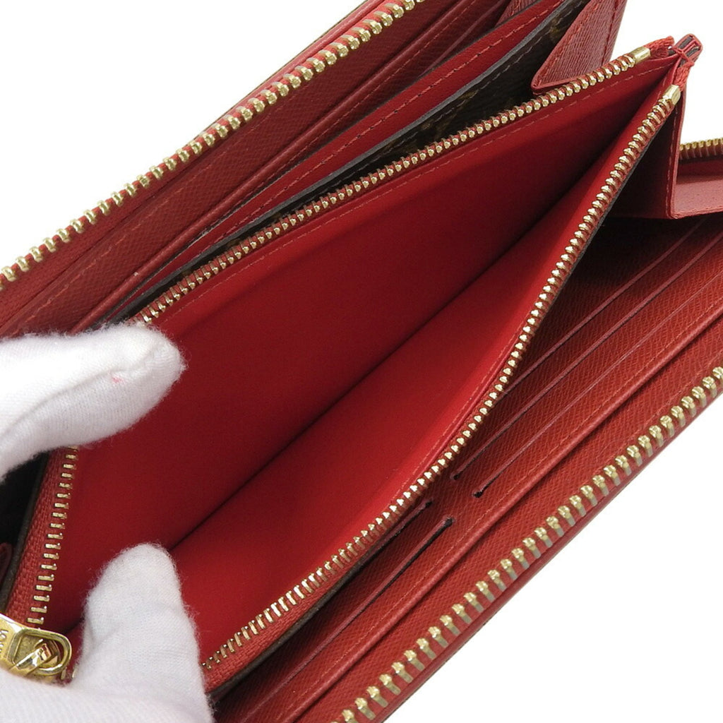 Louis Vuitton Monogram Red Color Pvc Long Wallet (Bi-Fold) (Pre-Owned)