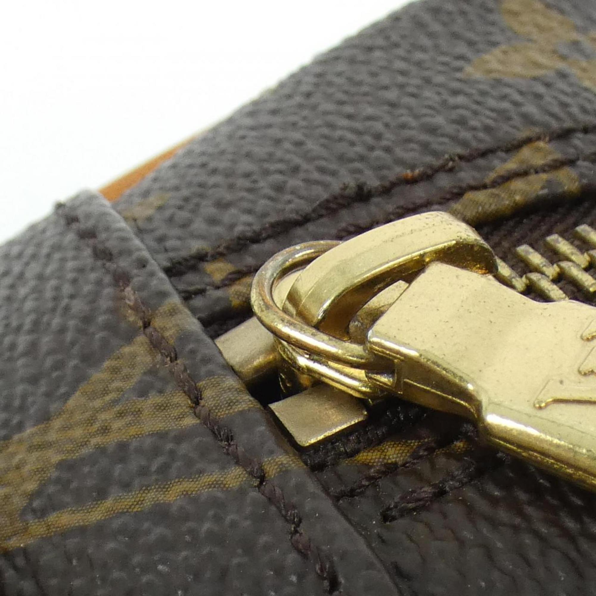 Louis Vuitton Monogram Marron Coated Canvas Shoulder Bag (Pre-Owned)