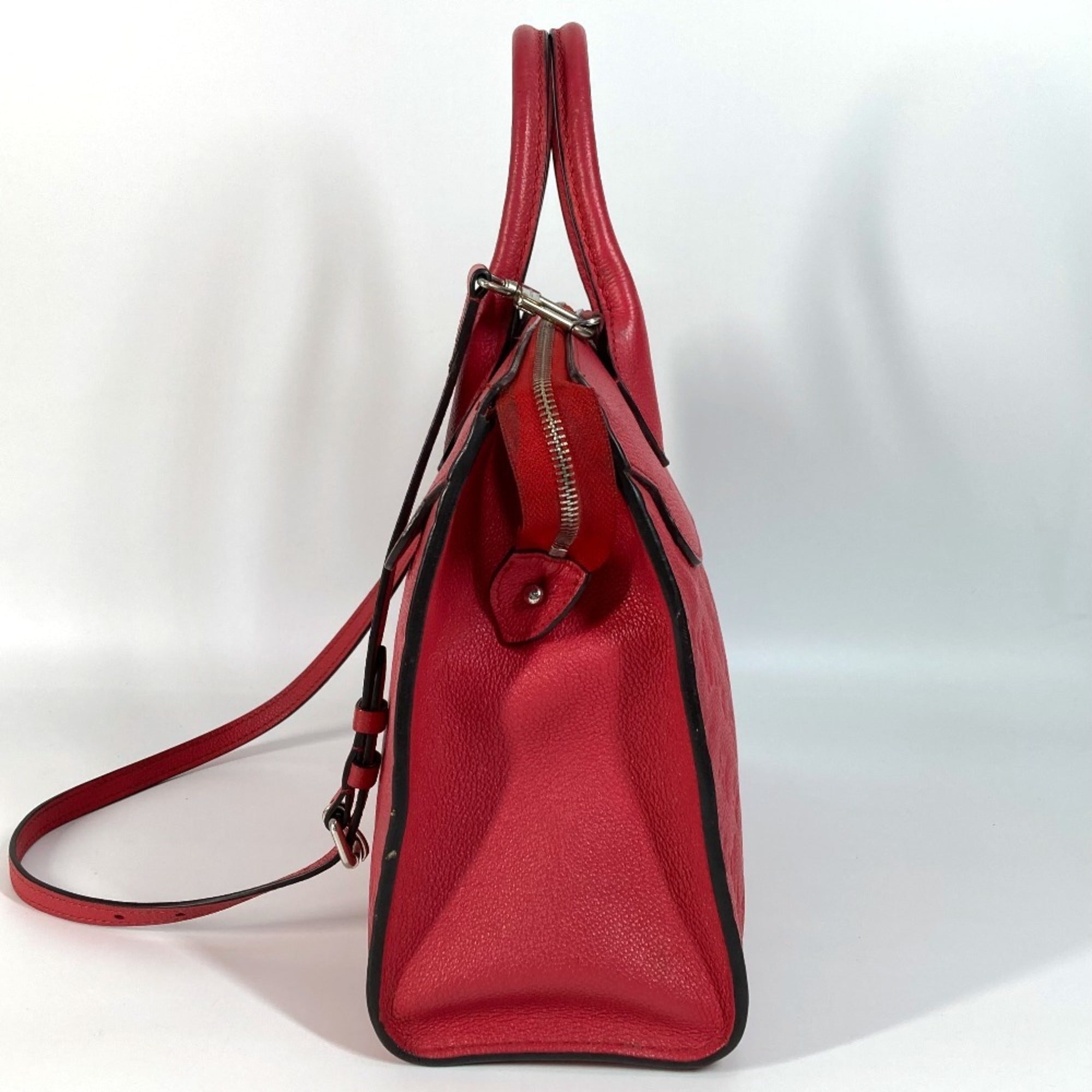 Louis Vuitton Monogram Empreinte Red Color Monogram Empreinte Handbag Shoulder Bag (Pre-Owned)