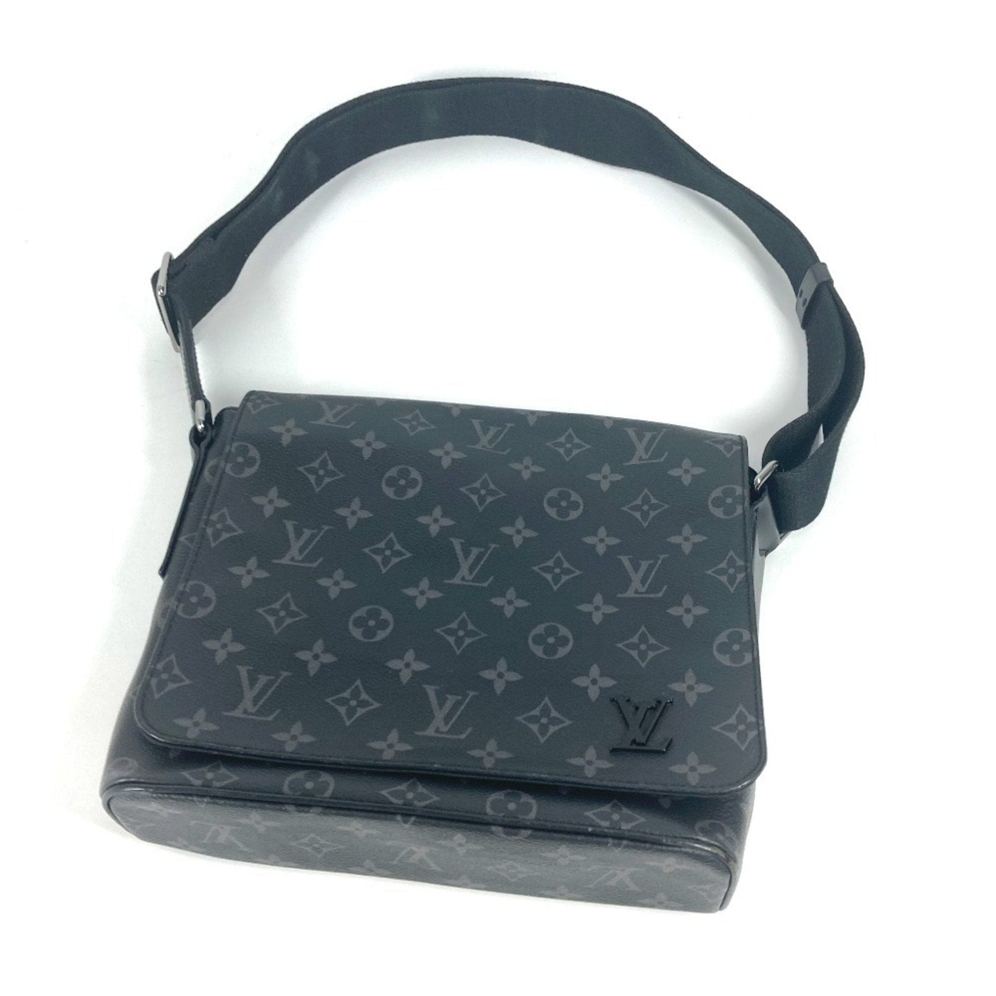 Louis Vuitton Black Monogram Eclipse Shoulder Bag (Pre-Owned)
