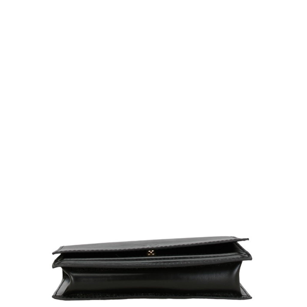 Louis Vuitton Black Noir Leather Shoulder Bag (Pre-Owned)