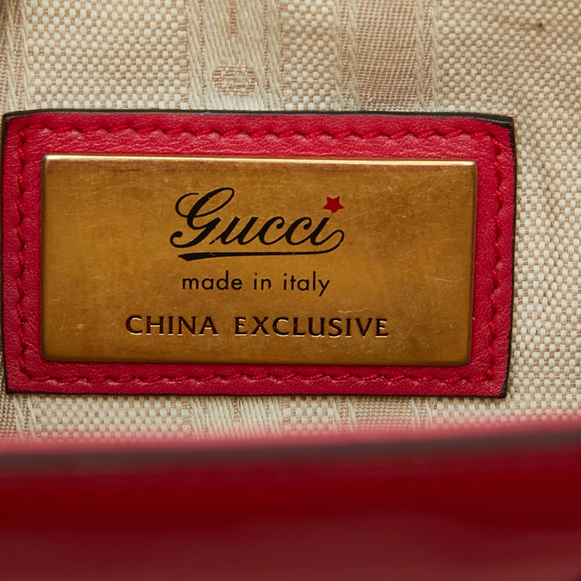 Gucci Pink Patent Leather Handbag (Pre-Owned)