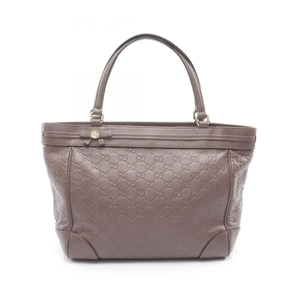 Gucci Pink Leather Tote Bag (Pre-Owned)