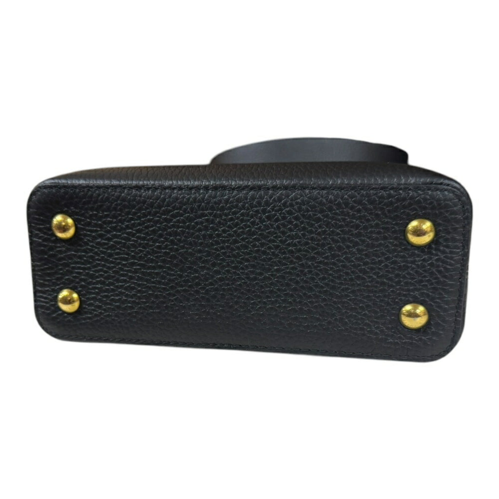 Louis Vuitton Black Noir Leather Shoulder Bag (Pre-Owned)
