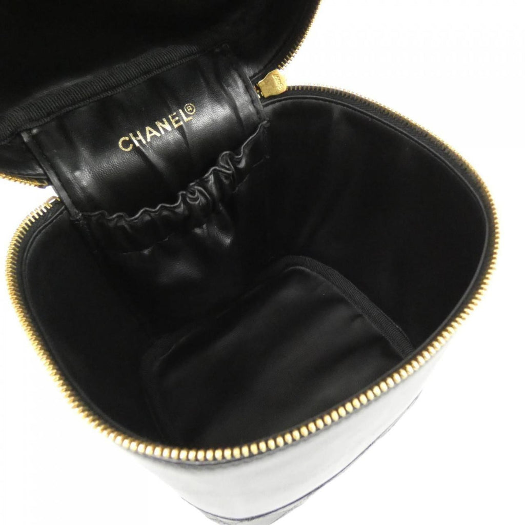 Chanel Black Leather Handbag (Pre-Owned)