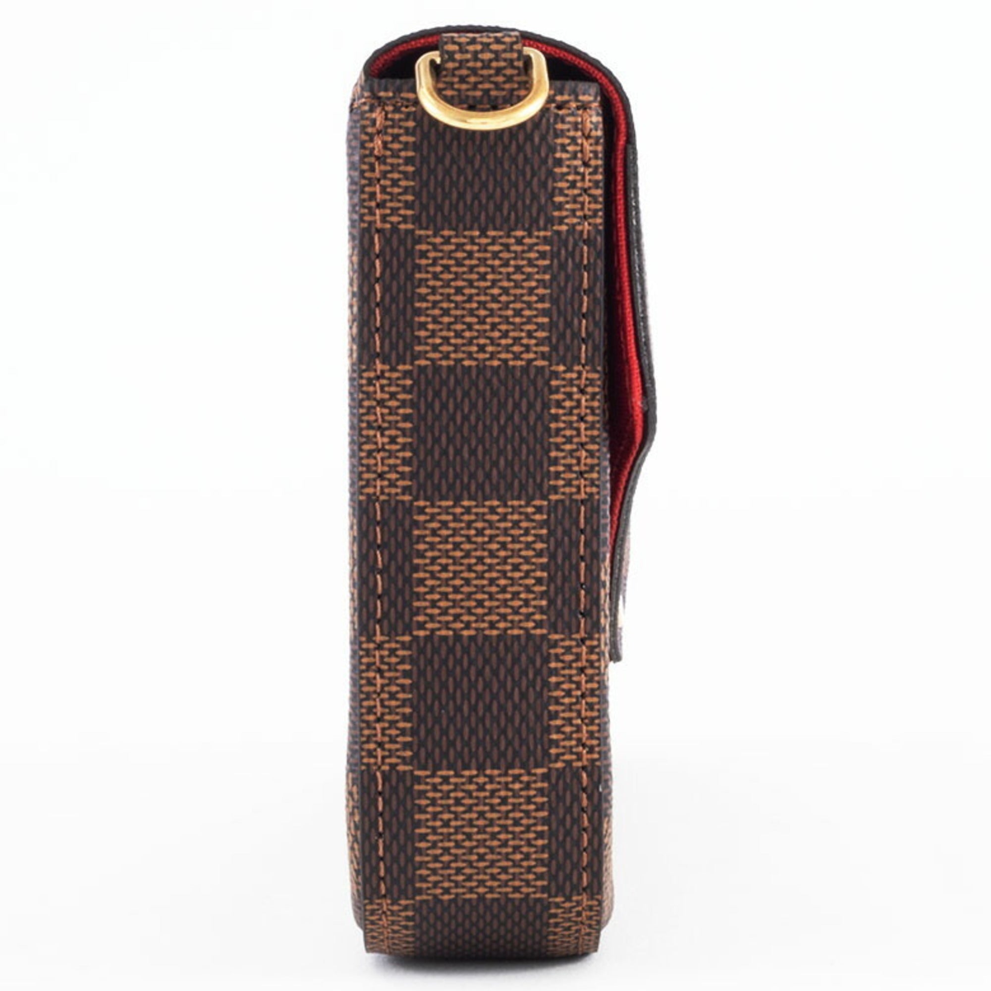 Louis Vuitton Brown Damier Canvas Ebene Damier Canvas Shoulder Bag (Pre-Owned)