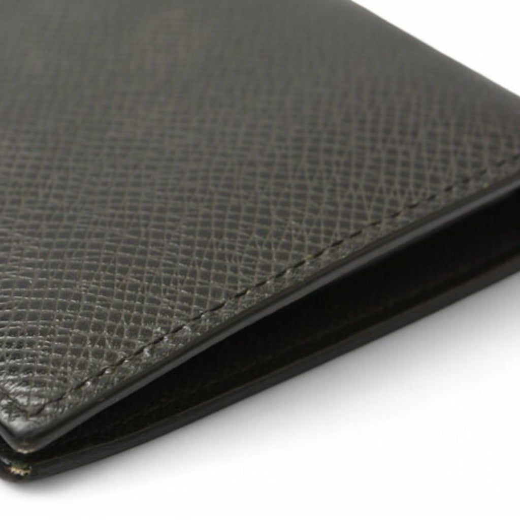 Louis Vuitton Ardoise Navy Leather Long Wallet (Bi-Fold) (Pre-Owned)
