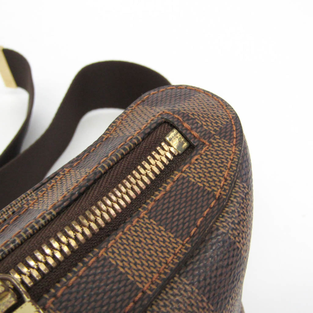 Louis Vuitton Geronimos Waist Bag Damier Brown Canvas Shoulder Bag Bag (Pre-Owned)
