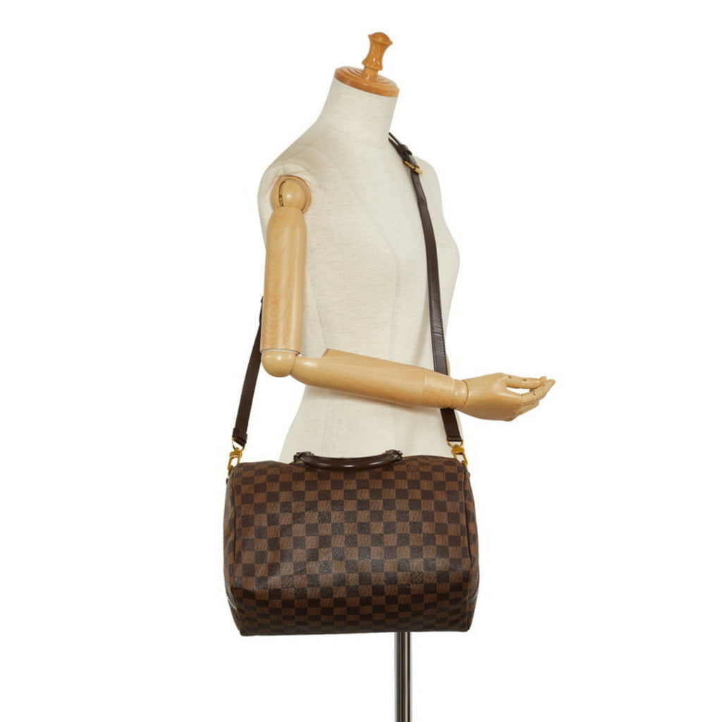 Louis Vuitton Brown Pvc Leather Handbag Shoulder Bag (Pre-Owned)