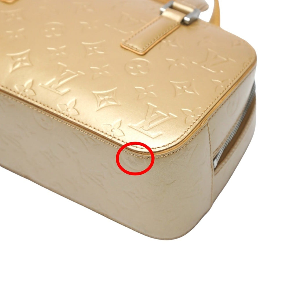 Louis Vuitton Gold Monogram Mat Handbag (Pre-Owned)