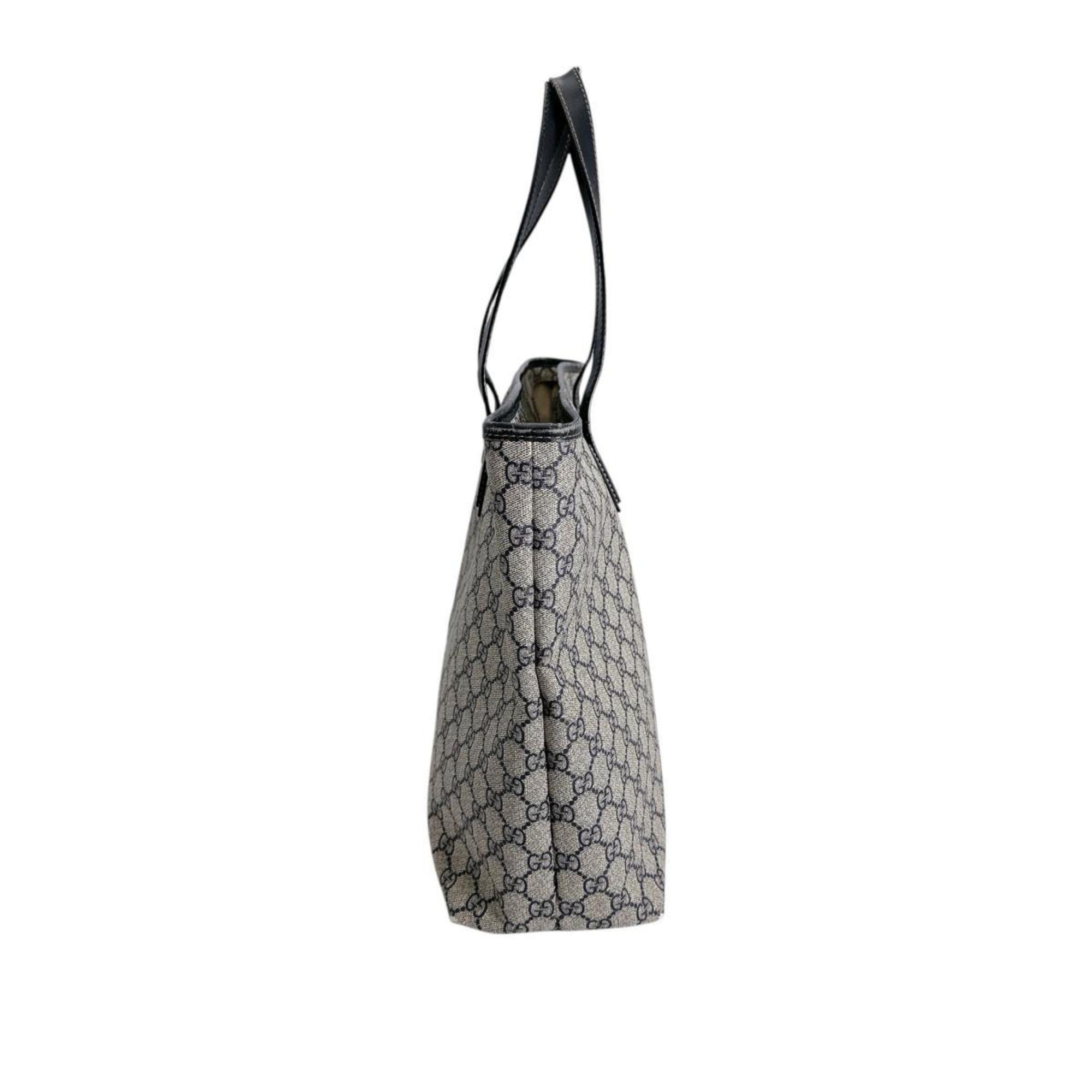 Gucci Gray Pvc Tote Bag (Pre-Owned)