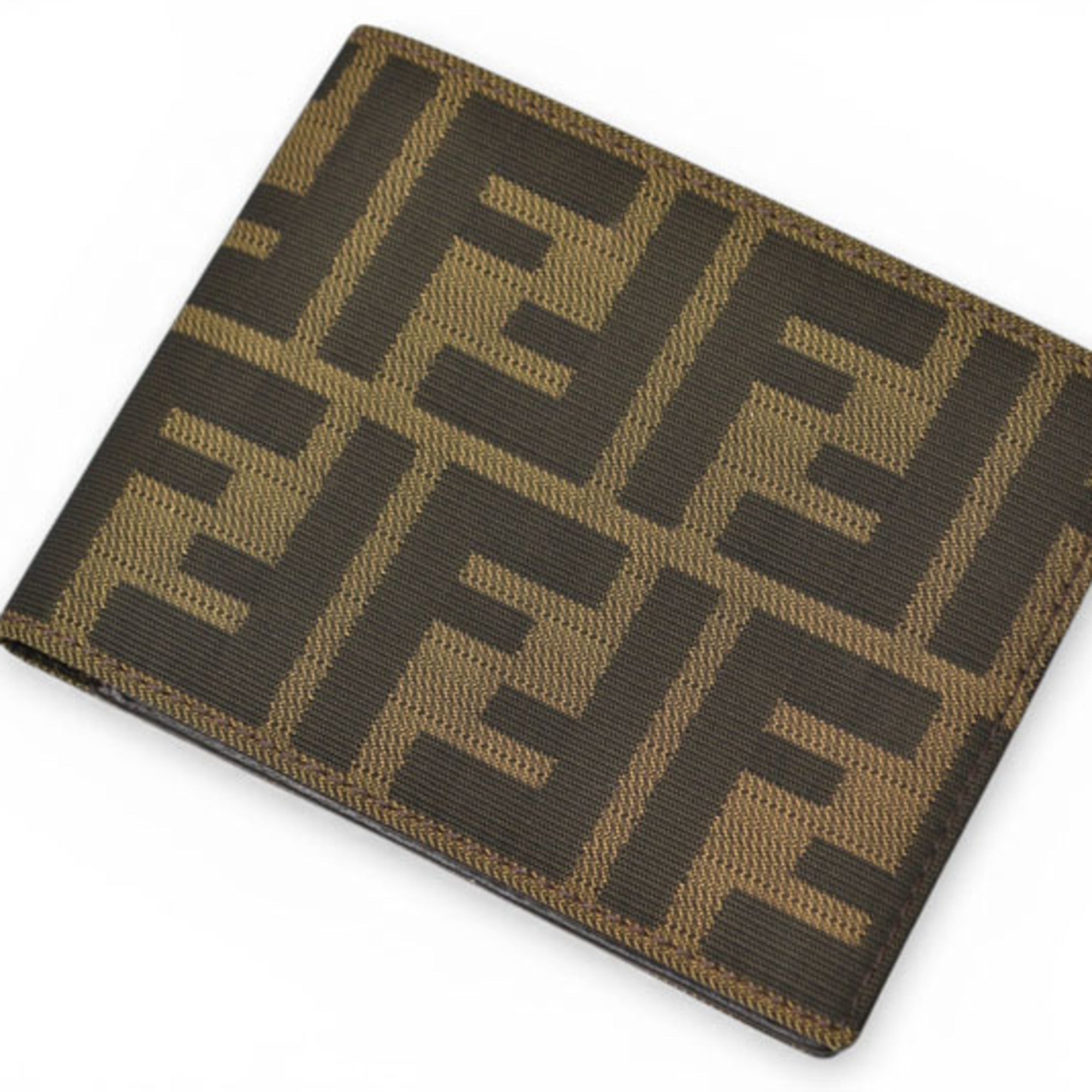 Fendi Brown Canvas Wallet (Bi-Fold) (Pre-Owned)