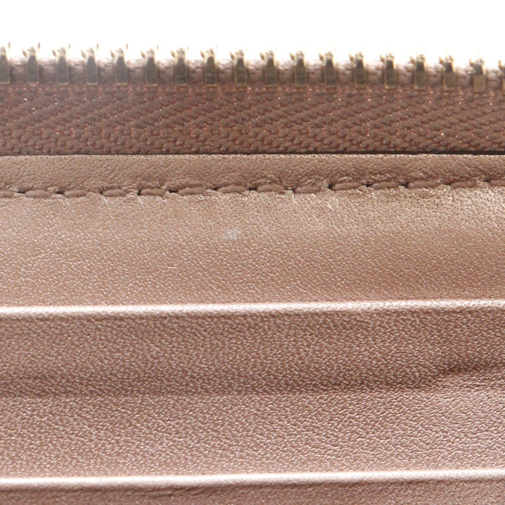 Gucci Pink Gg Leather Long Wallet (Bi-Fold) (Pre-Owned)