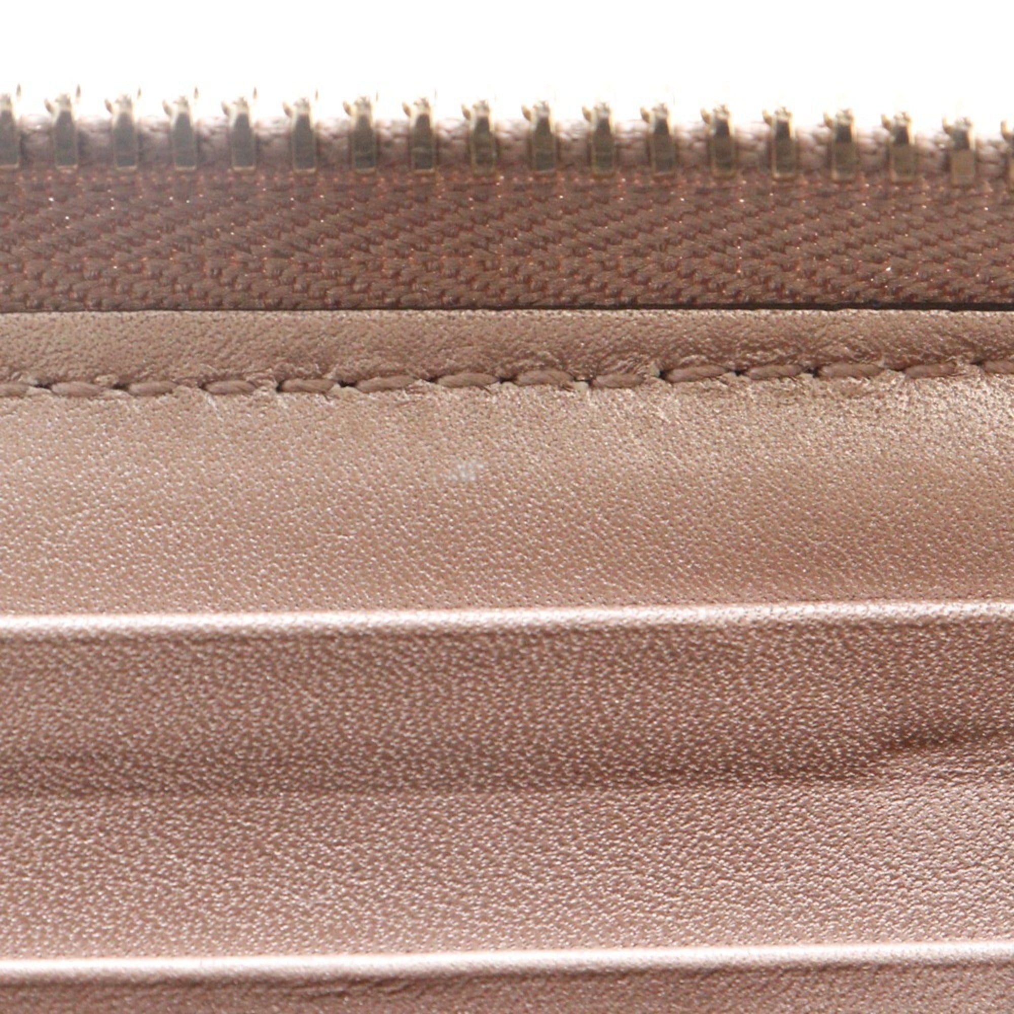 Gucci Pink Gg Leather Long Wallet (Bi-Fold) (Pre-Owned)