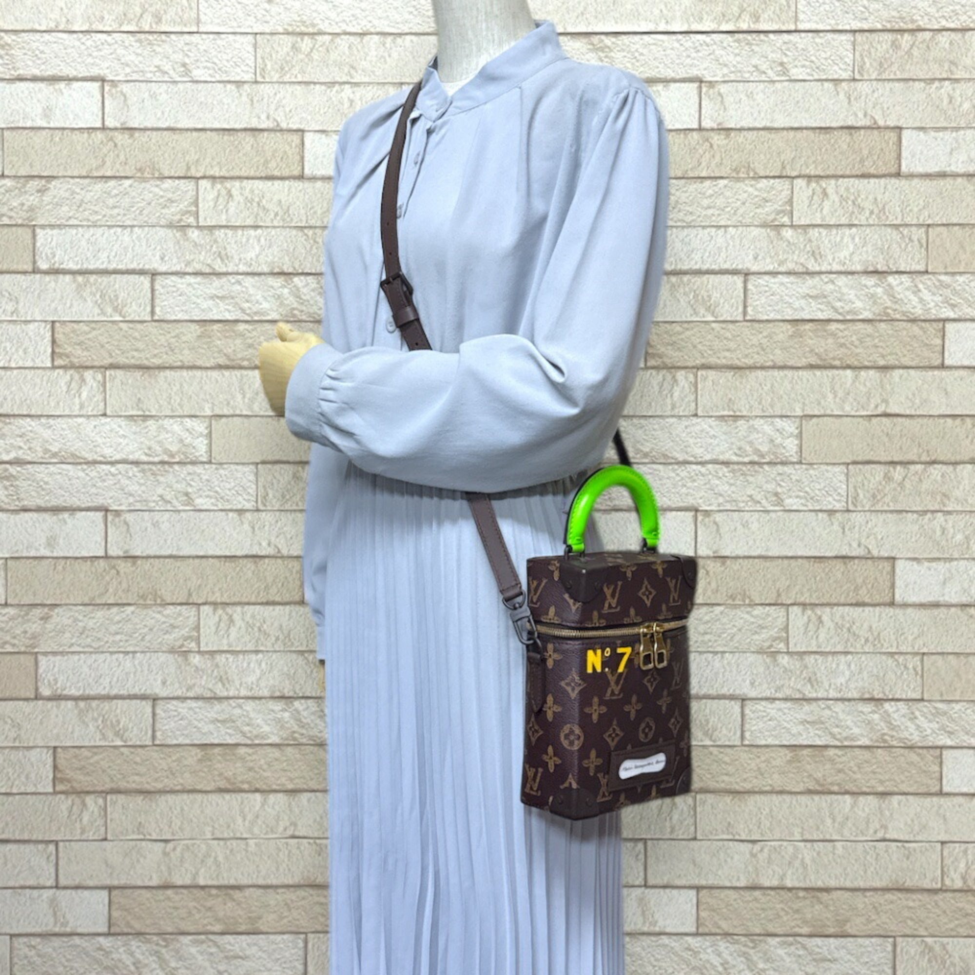 Louis Vuitton Monogram Brown Green Monogram Shoulder Bag (Pre-Owned)