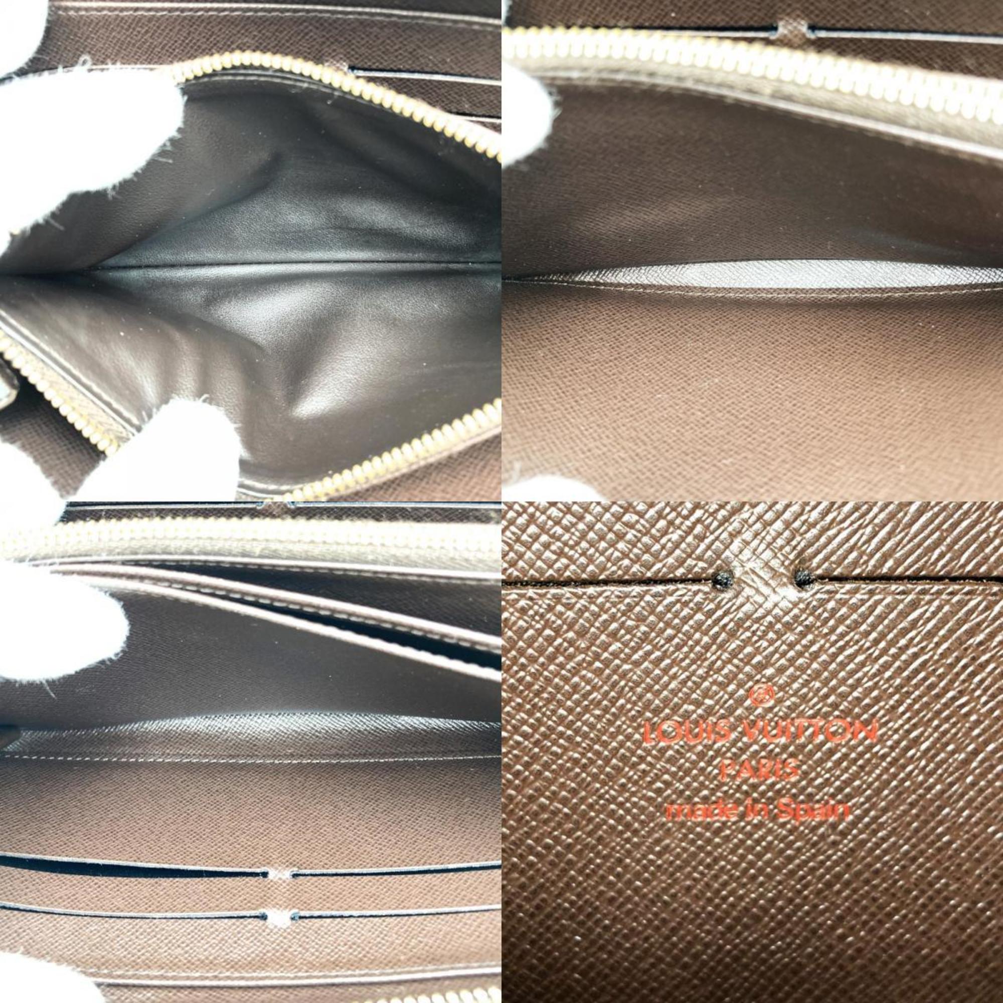 Louis Vuitton Damier Brown Damier Canvas Long Wallet (Bi-Fold) (Pre-Owned)