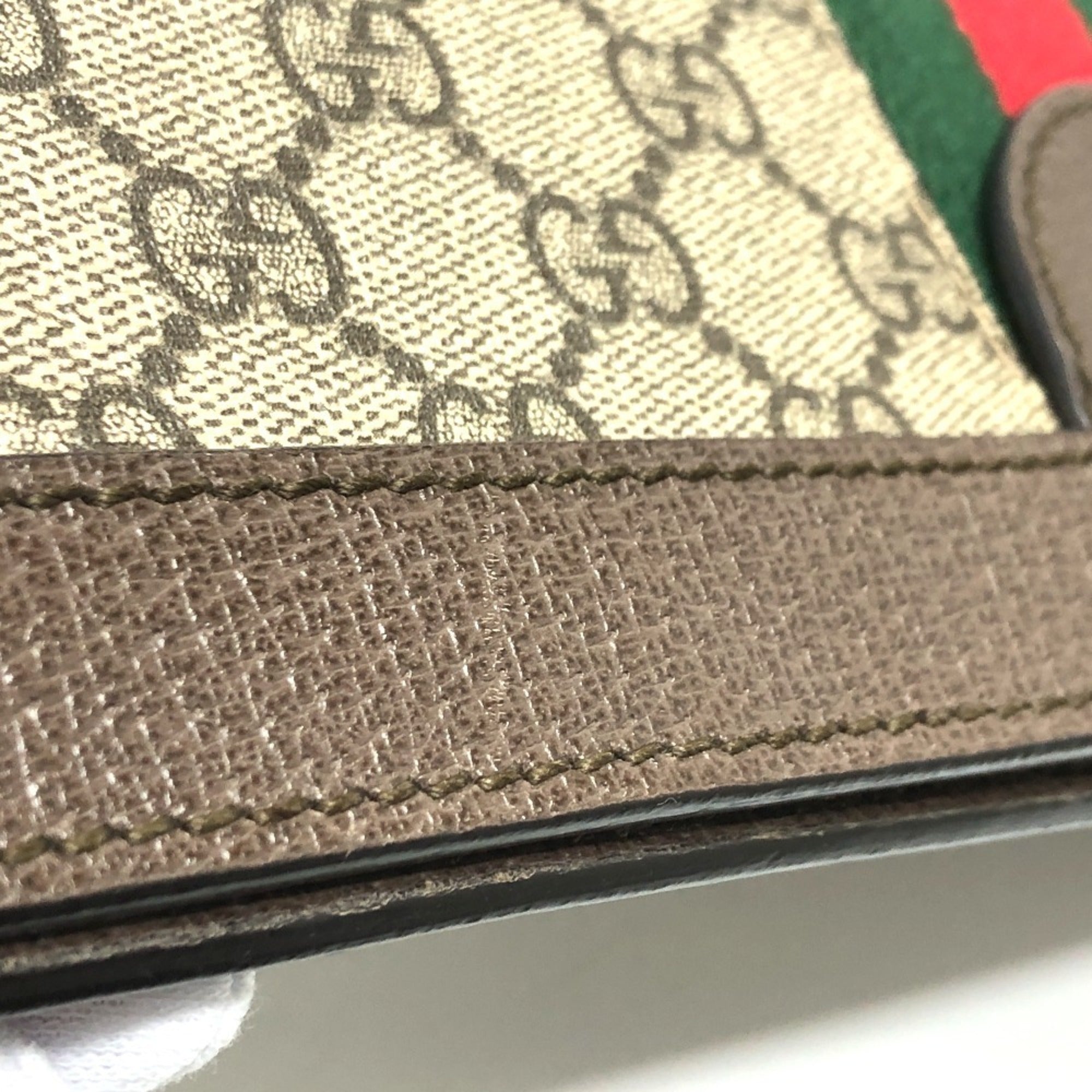 Gucci Brown Gg Supreme Shoulder Bag (Pre-Owned)