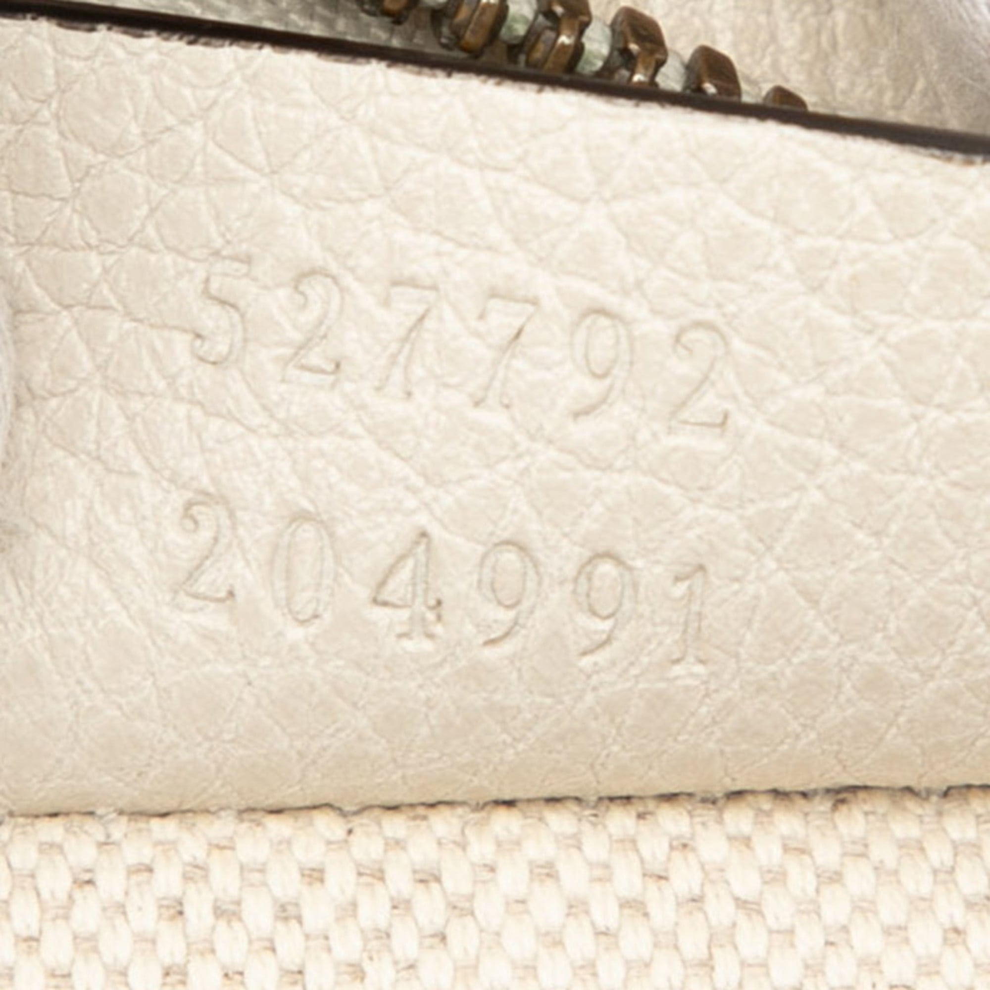 Gucci Beige Multi-Color Leather Shoulder Bag Sling Bag (Pre-Owned)