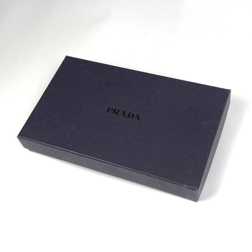 Prada Pink Leather Long Wallet (Bi-Fold) (Pre-Owned)