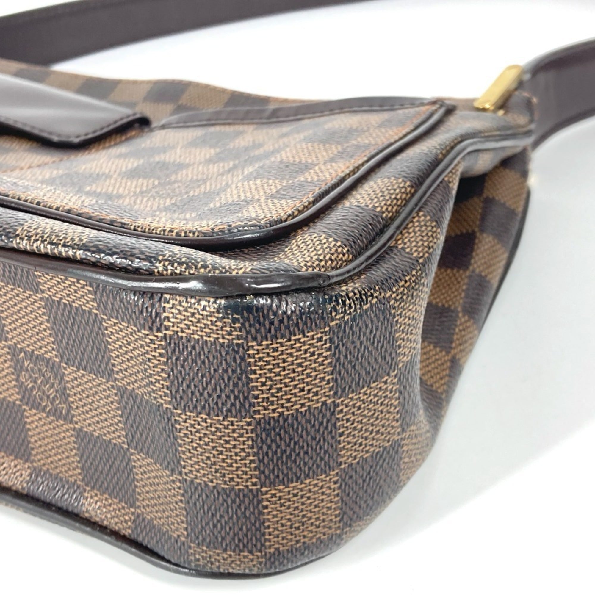Louis Vuitton Brown Ebene Damier Canvas Shoulder Bag (Pre-Owned)
