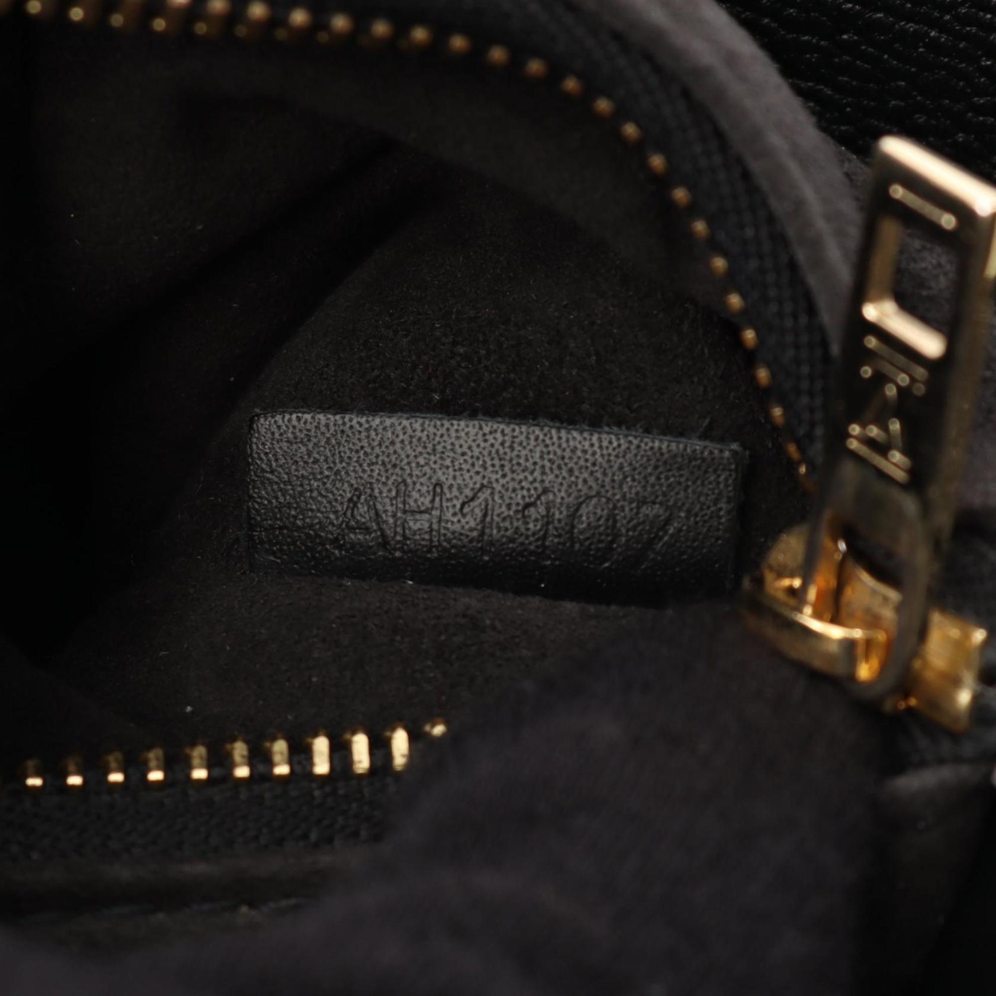 Louis Vuitton Black Leather Handbag (Pre-Owned)