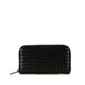 Bottega Veneta Black Leather Long Wallet (Bi-Fold) (Pre-Owned)