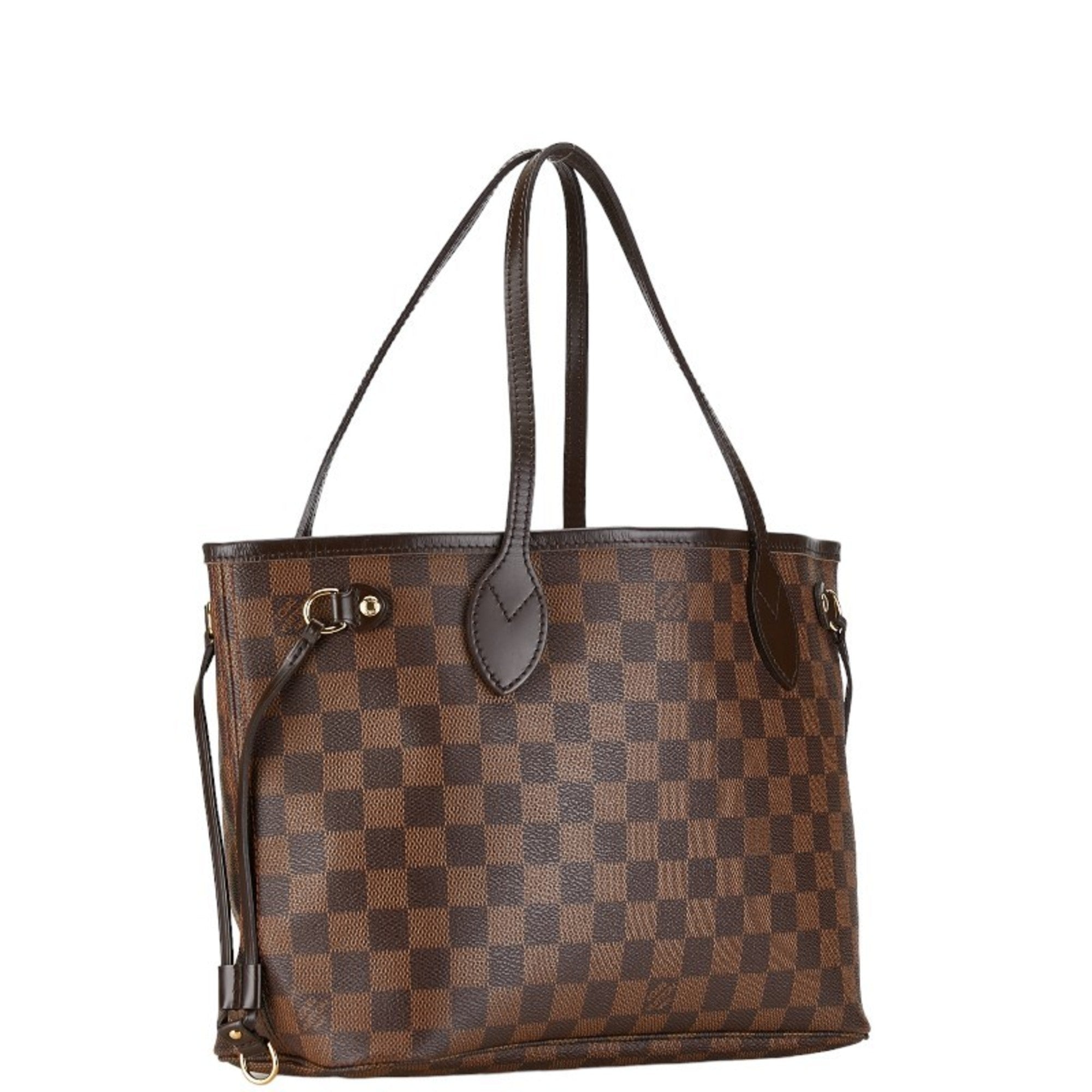 Louis Vuitton Brown Pvc Leather Handbag Pochette Pouch Tote Bag (Pre-Owned)