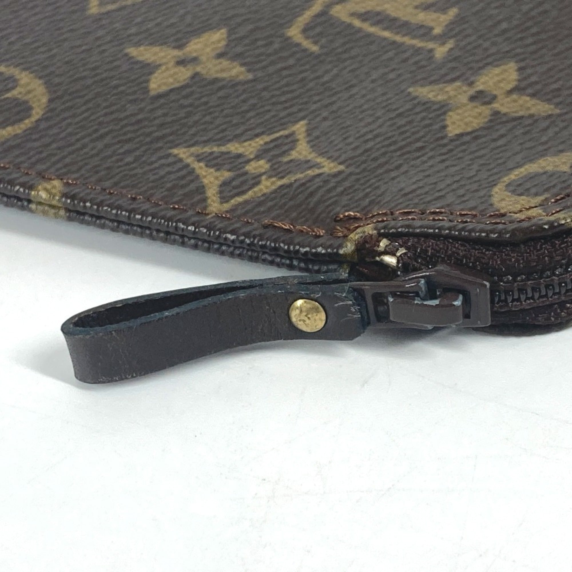 Louis Vuitton Monogram Brown Monogram Pochette Shoulder Bag (Pre-Owned)