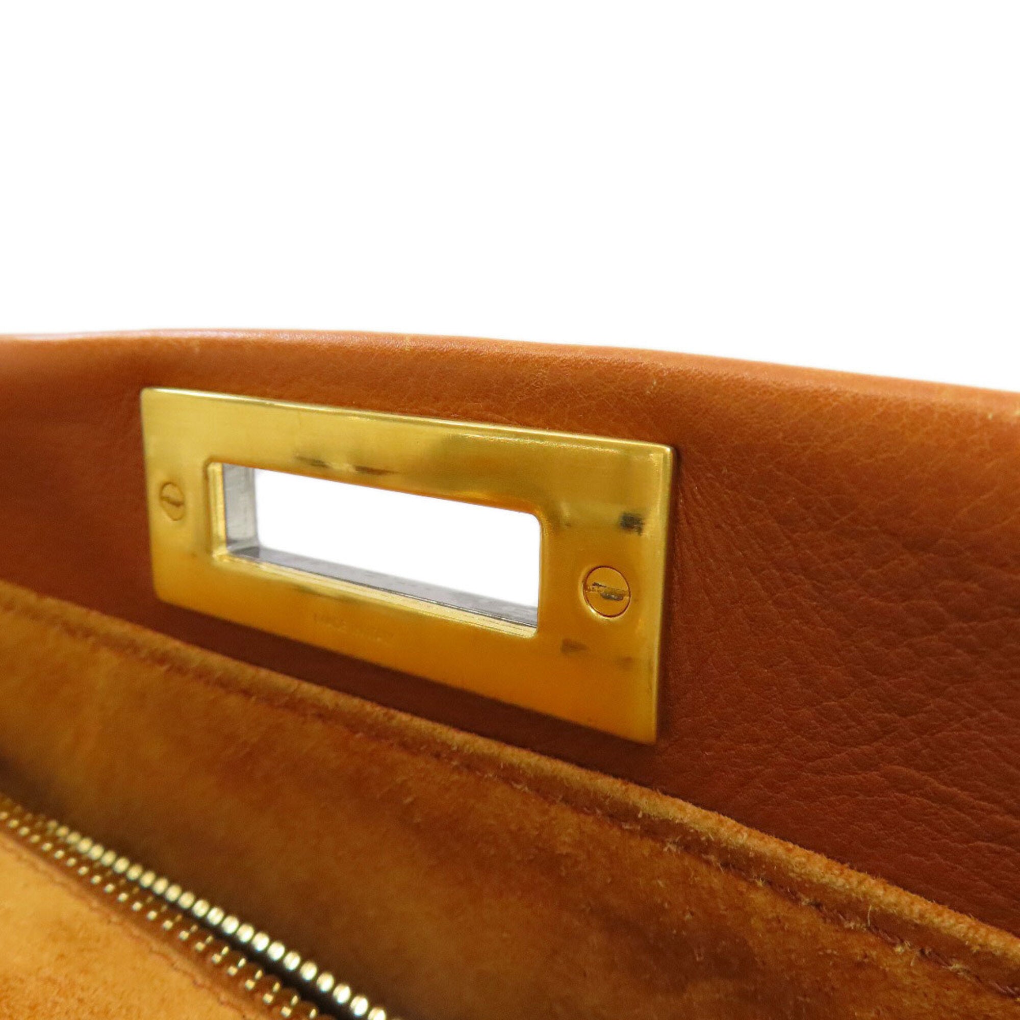 Fendi Brown Leather Handbag (Pre-Owned)