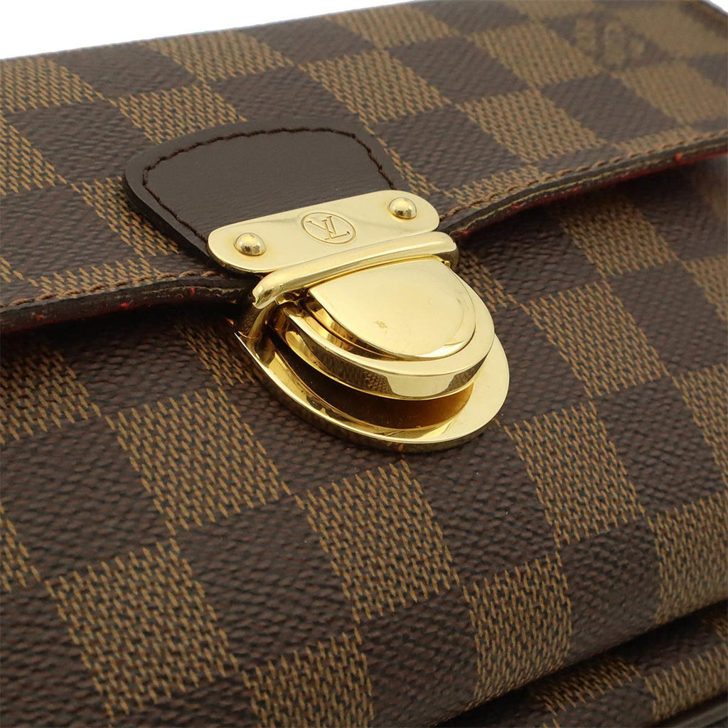 Louis Vuitton Brown Damier Canvas Pvc Shoulder Bag (Pre-Owned)