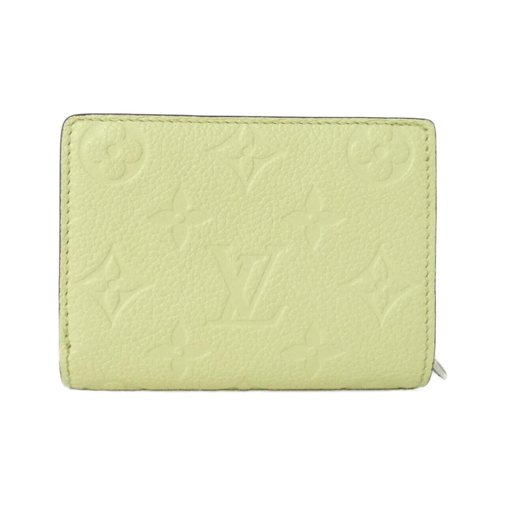 Louis Vuitton Green Vert Leather Wallet (Bi-Fold) (Pre-Owned)